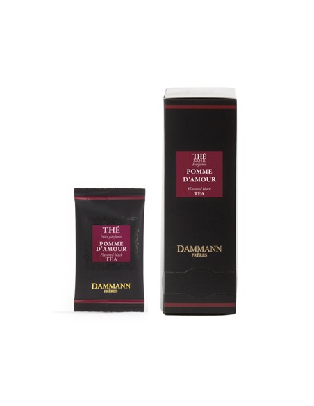 Cha Bolsas Preto Pomme damour Dammann 24un