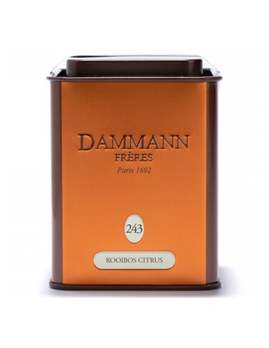 Chá Lata Rooibos Citrus Dammann Nº243 100g