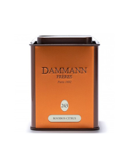 Chá Lata Rooibos Citrus Dammann Nº243 100g