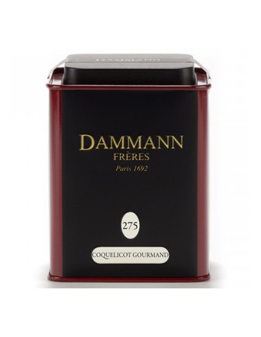 Chá Lata Coquelicot Gourmand Dammann Nº275 80g