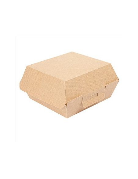 Caixa Hamburguer THEPACK Cor Natural 6,2x12,5x13cm 50un