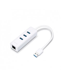 Hub TP-LINK UE330 3-Portas USB 3.0 + RJ45 Gigabit Ethernet
