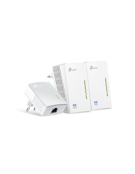 Kit 3 Adap PowerLine TP-Link 500Mbps c/Wir n 300Mbps