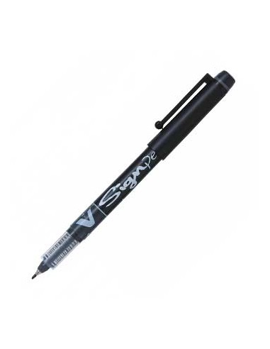 Marcadores Medio Pilot V-Sign Pen Preto 1un