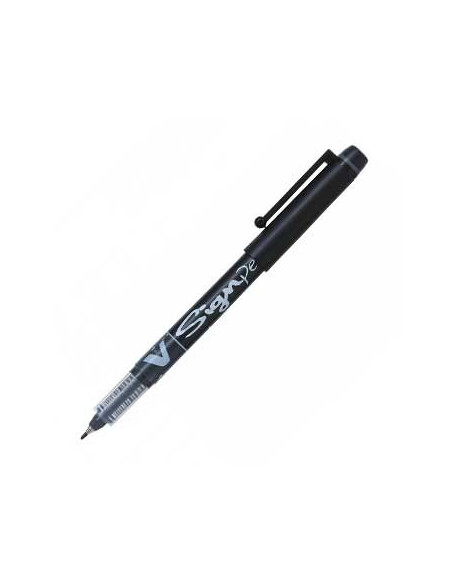 Marcadores Medio Pilot V-Sign Pen Preto 1un