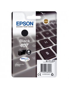 Tinteiro Epson 407 Preto C13T07U140 41,2ml 2600 Pág.