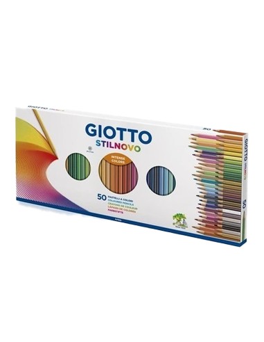 Lapis Cor 18cm Giotto Stilnovo Cx Cartao 50un