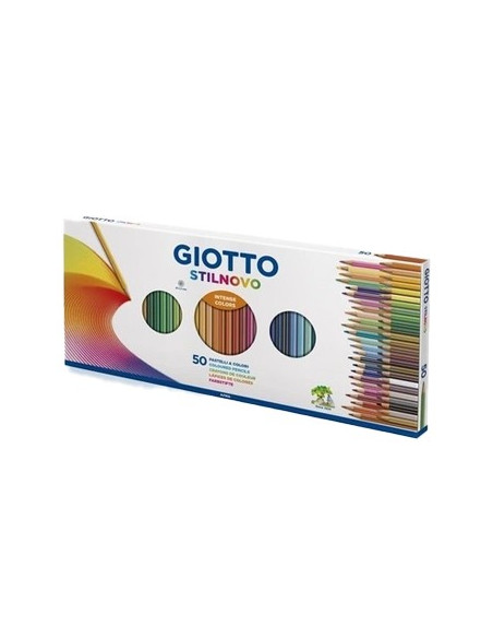 Lapis Cor 18cm Giotto Stilnovo Cx Cartao 50un
