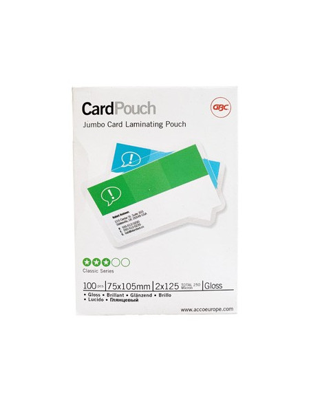 Bolsa Plastificacao Termica 075x105mm 125mic Cx100un