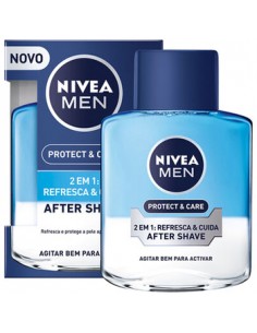Aftershave Loção NIVEA 2 em 1 Hidrata e Refresca 100ml