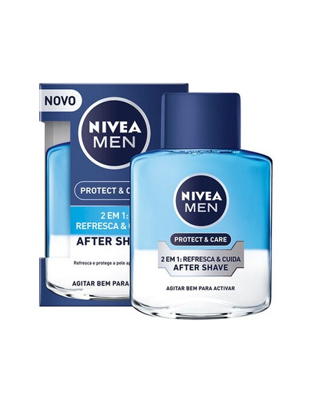 Aftershave Loção NIVEA 2 em 1 Hidrata e Refresca 100ml