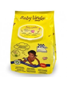 Toalhitas BABY LINDO Bebé Aloe Vera 200un
