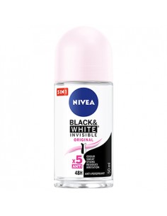 Desodorizante Roll-On NIVEA Black & White Invisible Clear 50