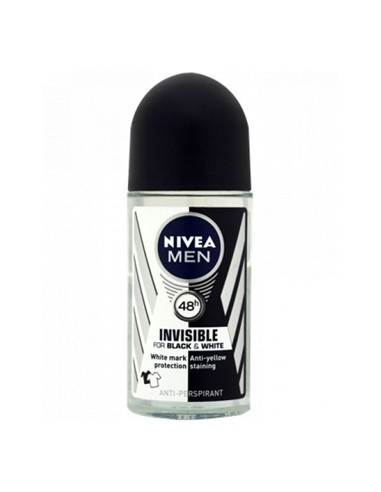 Desodorizante Roll-On NIVEA Men Black & White Invisible 50ml