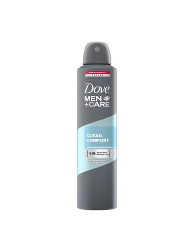 Desodorizante Spray DOVE Men Clean Comfort 250ml