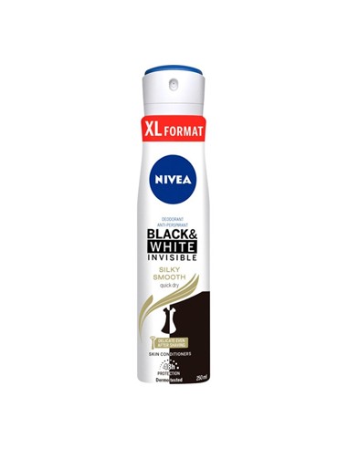 Desodorizante Spray NIVEA Black & White Invisible 250ml