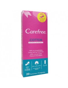 Pensos Diários CAREFREE Sem Fragrância 20un