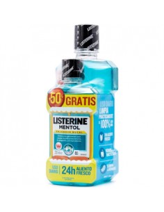 Elixir Bucal LISTERINE Mentol 500ml + 250ml