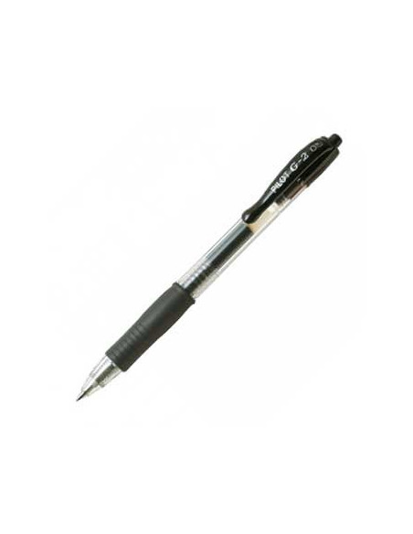 Esferografica Gel Pilot G-2 0,5mm Retractil Preto 1un