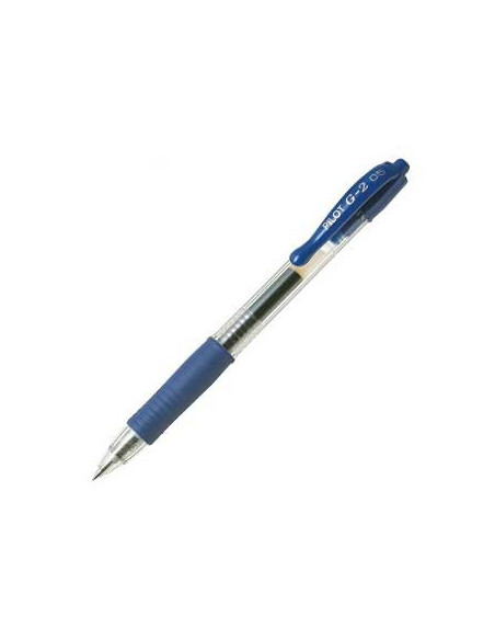 Esferografica Gel Pilot G-2 0,5mm Retractil Azul 1un