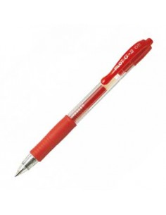 Esferografica Gel Pilot G-2 0,5mm Retractil Vermelho 1un