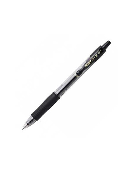 Esferografica Gel Pilot G-2 0,7mm Retractil Preto 1un