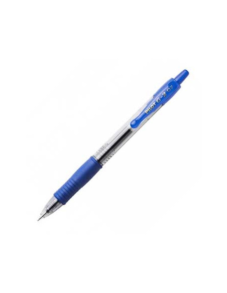 Esferografica Gel Pilot G-2 0,7mm Retractil Azul 1un