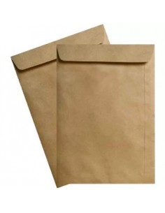 Envelopes Saco 250x353mm Kraft Autodex Pack 50un