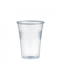 Copo Plástico 200ml Transparente (Água/Chá) 50un