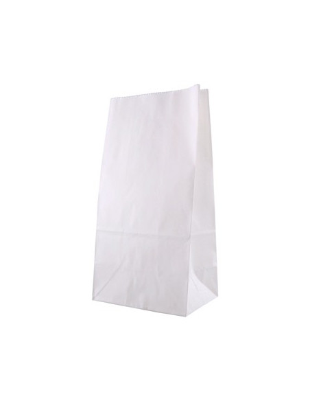 Saco Papel Pão 15x6x34cm Branco 1000un