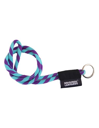 Fita Lanyards Tube Long Roxo / Azul ø8 x 470 mm