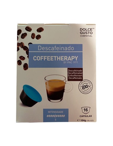 Café Cápsulas CoffeeTherapy Descafeinado DG 16un