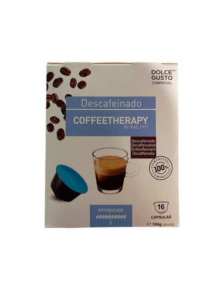 Café Cápsulas CoffeeTherapy Descafeinado DG 16un