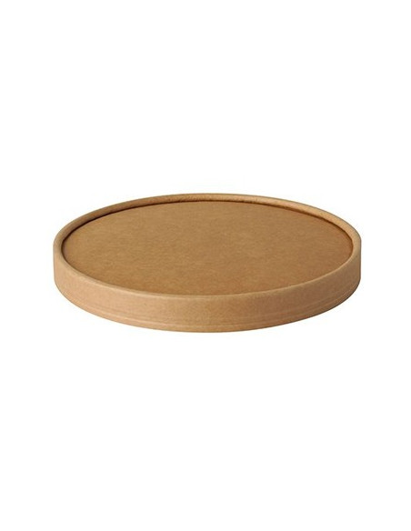 Tampa Ø15cm Saladeira Redonda Cartão Castanho  50un