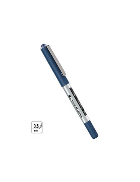 Marcador Roller EK Liquid Master 0.5mm Preto Cx 12un