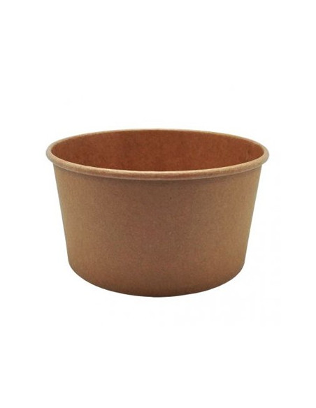 Saladeira 1000ml Cartão Redondo Ø150mm Cor Kraft 50un