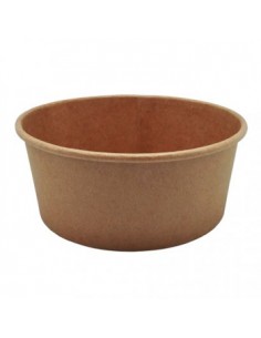 Saladeira 700m Cartão Redondo Ø150mm Cor Kraft 50un