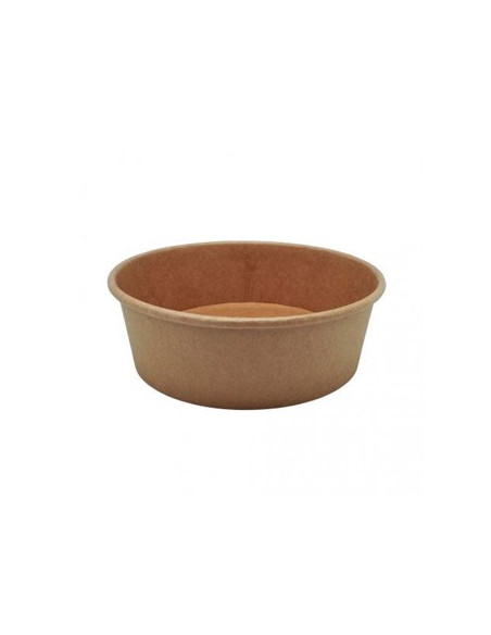 Saladeira 500ml Cartão Redondo Ø150mm Cor Kraft 50un