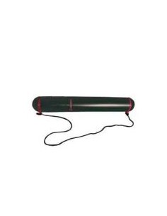 Porta Desenhos Tubo Plastico 40cm Diametro 05cm Preto