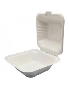 Caixa Hamburguer Cana de Açucar 15x15cm 50un