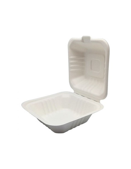 Caixa Hamburguer Cana de Açucar 15x15cm 50un