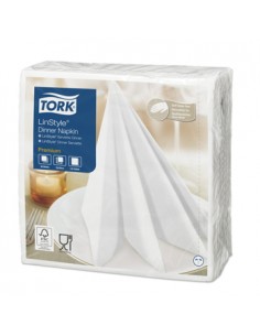 Guardanapos 39x39cm TORK Linstyle Branco 1Fls 50un