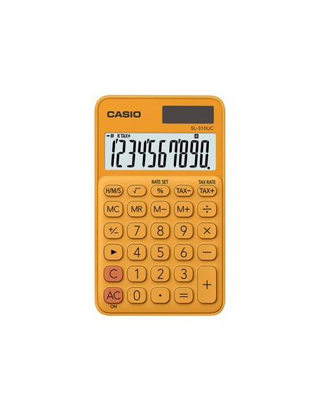 Calculadora de Bolso Casio SL310UCRG Laranja 8 Digitos
