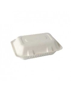 Embalagem C/Tampa Alimentar Cana Acucar 7x18x12,5cm 50un