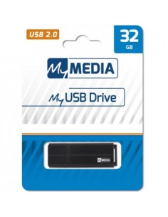 Pen Drive 32GB MYMEDIA USB 2.0 Preto