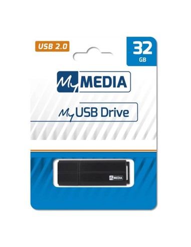 Pen Drive 32GB MYMEDIA USB 2.0 Preto