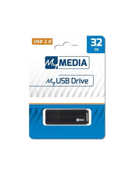 Pen Drive 32GB MYMEDIA USB 2.0 Preto