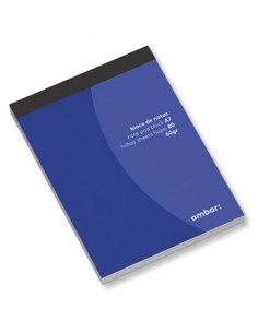 Bloco Notas Ambar A7  80 Folhas Liso