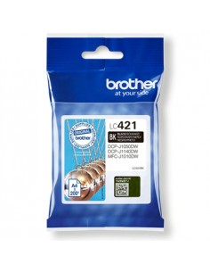 Tinteiro Brother LC421BK Preto 200 Pág.