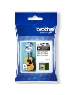 Tinteiro Brother LC421XLBK Preto 500 Pág.
